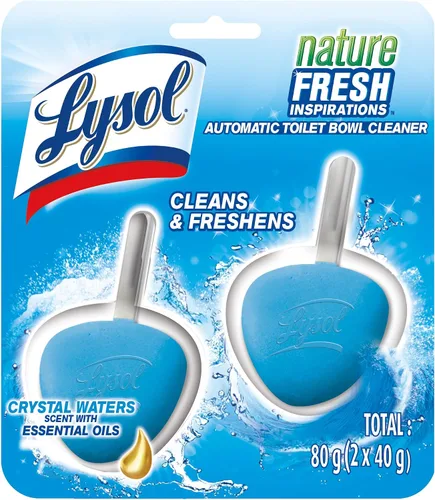 Vista 9 de Lysol Limpiador automático de inodoro en el tazón, limpia y refresca la taza del inodoro, aroma Atlantic Fresh, 8 unidades (paquete de 4)