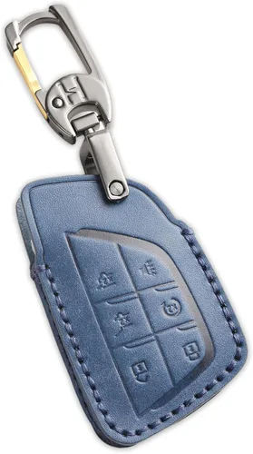 Vista 16 de Funda de llavero de cuero de 4 botones Hontumax para Chevy Tahoe Colorado Silverado Suburban Equinox Traverse, para GMC Yukon Sierra Acadia Canyon