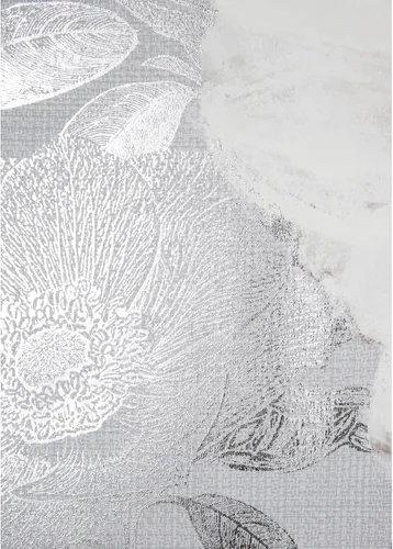 Vista 4 de Graham & Brown Harrogate - Arte de pared con flores grises, 23 x 31 pulgadas (41-712), gris/marrón