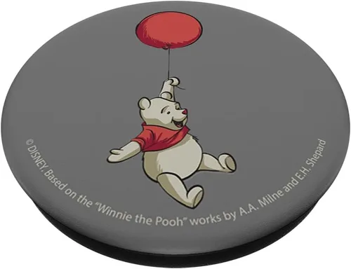 Vista 2 de Disney Winnie The Pooh - PopSockets de globo rojo intercambiable