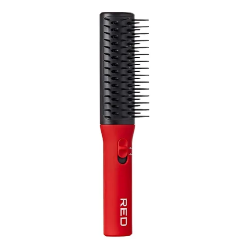 Vista 6 de Red by Kiss Cepillo desenredante para mujeres, hombres y niños, desenredante para alisar el cabello rizado, natural, liso, afro, húmedo o seco, se
