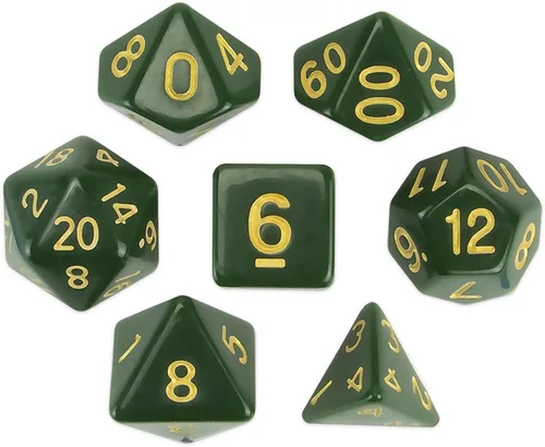 Vista 18 de Brybelly Juego de 7 dados poliédricos Series III Wiz - Edición más reciente