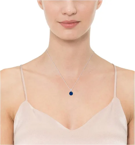 Vista 17 de Amazon Essentials Collar con colgante de piedra natal de corte redondo de plata de ley de 18 pulgadas (anteriormente colección Amazon)