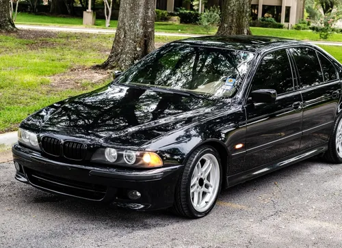 Vista 8 de iJDMTOY Lentes semisclaras ámbar Full LED Fender Blink Side Marker Luces indicadoras de señal de giro compatibles con BMW 1996-2003 E39 525i 528i
