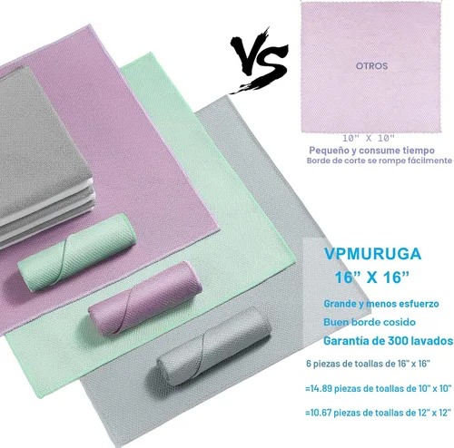 Vista 4 de Paños de limpieza mágicos de microfibra Nano sin rayas fáciles de limpiar a nanoescala, limpieza de escamas de pescado, ventana, espejo, vidrio 3