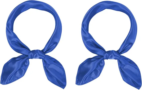 Vista 19 de American Trends Bufanda de seda para mujer, bufandas de satén para la cabeza, bufanda cuadrada para el cuello, bufanda ligera de seda como bandana