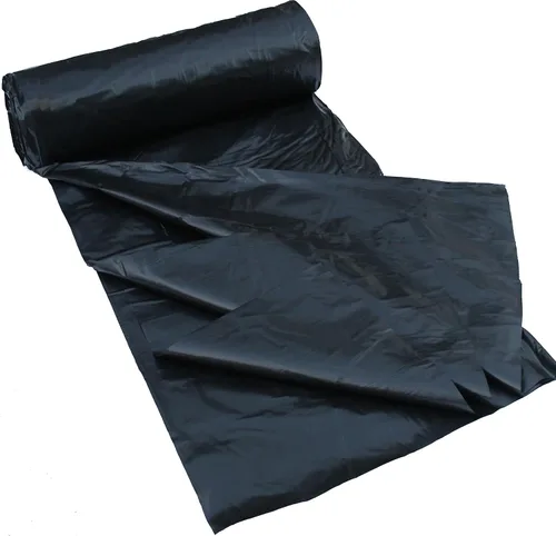 Vista 8 de Rollo de láminas de plástico negro de 6 mil, 20 x 100 pies, barrera de vapor de polietileno resistente para espacio de arrastre, losa de hormigón