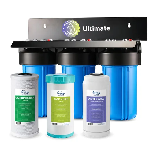 Vista 13 de iSpring WGB31B-KSNC - Sistema de filtro de agua para toda la casa, probado por SGS para eliminar hasta el 94.4% de la cloramina, la filtración de 3