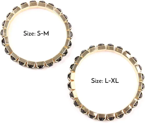 Vista 6 de Pulseras apilables con cuentas de varios colores, con capas.