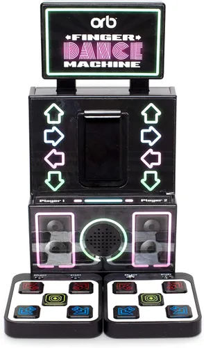 Vista 2 de Thumbs Up Retro Games Console Arcade Finger Dance Mat Máquina de consola de mano, compatible con iPhone, Samsung y otros teléfonos inteligentes
