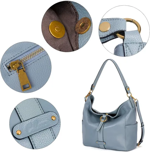 Vista 4 de CLUCI Bolsos de cuero genuino bolso paquetes con las mujeres cartera grande diseñador de cuero cremallera alrededor