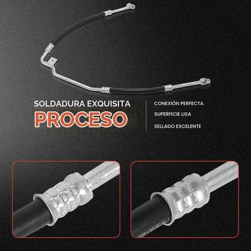 Vista 5 de A-Premium Conjunto de manguera de línea de descarga de A/C compatible con Honda Civic