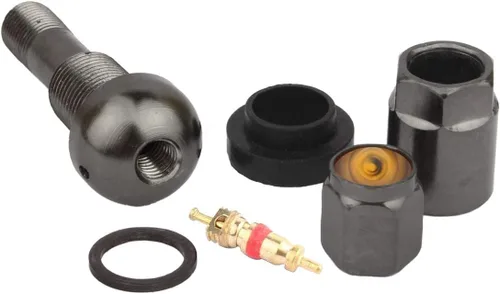 Vista 5 de TOMALL Tapones de vástago de válvula de neumático atornillados a prueba de explosiones sin cámara TPMS Vástago de válvula de aleación de aluminio
