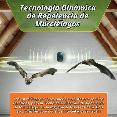 Vista 2 de BEU-G - Unidad de expulsión de murciélagos, edición verde bosque