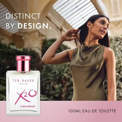 Vista 5 de Ted Baker X20 Extraordinary Her Eau de Toilette, Fruity Floral, 3.38 fl oz