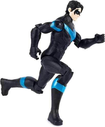 Vista 5 de DC Comics, Figura de acción de Nightwing con armadura Stealth de 12 pulgadas, juguetes para niños y niñas de 3 años en adelante Rojo