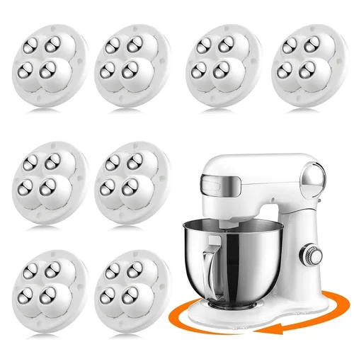 Vista 18 de TRVL FIELDER Ruedas giratorias autoadhesivas – Rueda universal giratoria de 360°, rodamiento de transferencia de bolas mini para pequeños