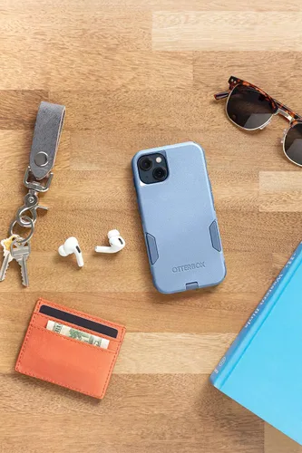 Vista 9 de OtterBox Commuter - Funda delgada compatible con iPhone 14 Plus (no 14/Pro/Pro Max) de doble capa de defensa, embalaje no minorista, color negro