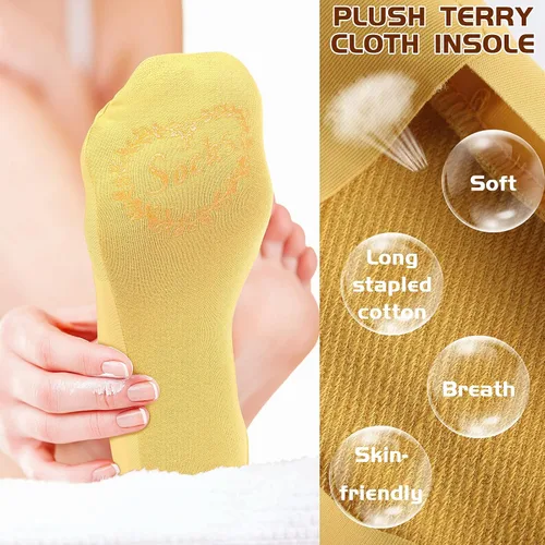 Vista 3 de 10 pares de calcetines invisibles para mujeres y hombres, calcetines de corte bajo, calcetines de seda de hielo, calcetines antideslizantes