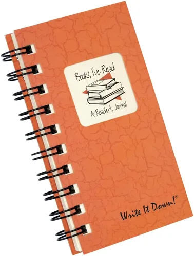 Vista 2 de Write it Down Series by Journals Unlimited, diario guiado, libros que he leído, diario de lector, tamaño mini de 3 x 5.5 pulgadas, tapa dura