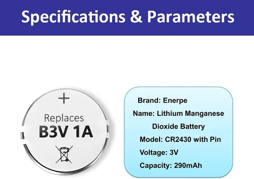 Vista 3 de B3V - Batería de repuesto de alta capacidad compatible con collares electrónicos de alta tecnología de MS-4 y MS-5, paquete de 6