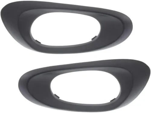 Vista 4 de Moldura para manija de puerta Chevy Trailblazer 2002-2009 para lado del conductor Trasera Interior Negro texturizado Solo bisel Plástico