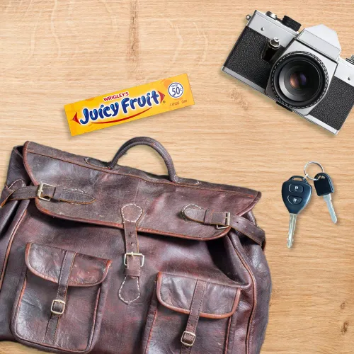 Vista 6 de Juicy Fruit Gum WRIGLEY'S - Goma de mascar a granel, 5 palitos (paquete de 40)