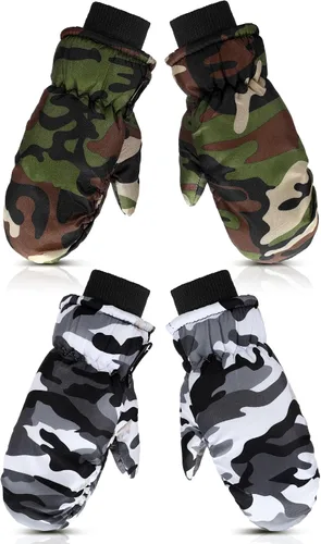 Vista 10 de SATINIOR 2/6 pares de guantes de nieve para niños 6