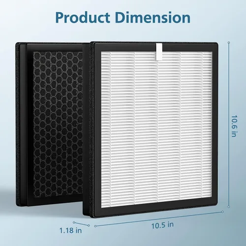 Vista 4 de Filtro de Reemplazo G3, Compatible con Purificador de Aire AMEIFU G3 (Sferf-30), Purificador de Aire VEWIOR A3 y Tailulu HQZZ-260, Filtro
