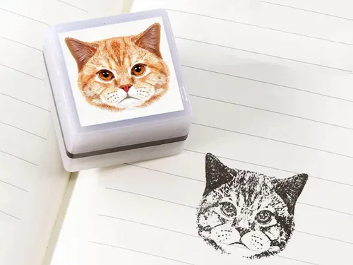 Vista 12 de Sello de retrato de mascota hecho a medida, sello personalizado para mascotas, idea de regalo, amante de los animales, sello de tinta personalizado