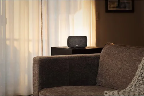 Vista 7 de Polk Audio SR2 - Altavoces de sonido envolvente inalámbricos para barras Polk React y Magnifi seleccionadas, sistema de sonido envolvente
