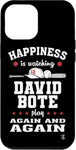 Vista 25 de iPhone 16 David Bote Happiness is Watching Gameday Case