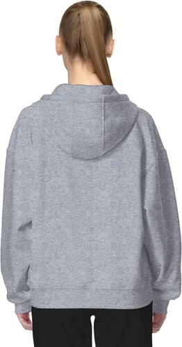 Vista 2 de ATLANLION Sudadera con capucha de forro polar de algodón suave para mujer, sudadera casual de color sólido con bolsillos S-2XL