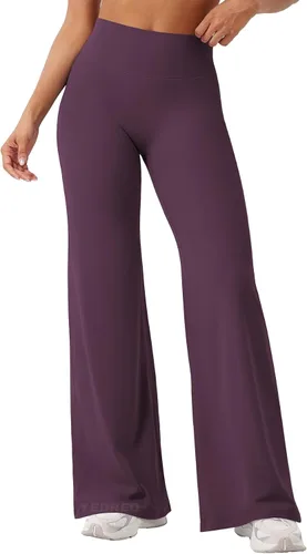 Vista 64 de YEOREO Ease - Leggings rectos para mujer, pantalones de yoga para gimnasio Amarillo (Butter Yellow)