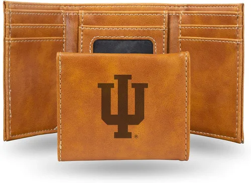 Vista 85 de NCAA Rico Industries - Billetera triple grabada con láser, con grabado láser, accesorio para hombre