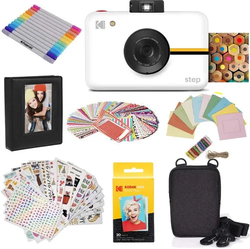 Vista 8 de Polaroid Snap Cámara digital instantánea con tecnología ZINK Zero Ink Printing