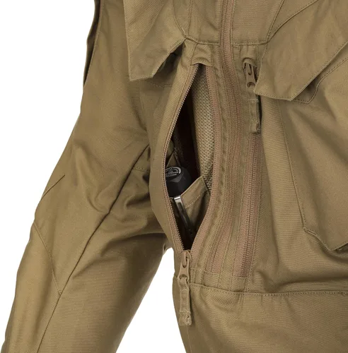 Vista 5 de Helikon-Tex Chaqueta Pilgrim Anorak para hombre, línea de Bushcraft duradera
