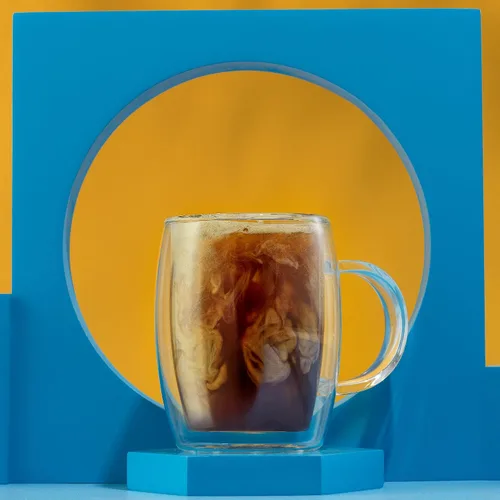 Vista 7 de JoyJolt juego de 2 vasos de doble pared, tazas con aislante para 13.5 onzas, para café o té