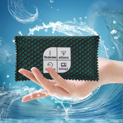 Vista 4 de Paquete de 5 desecantes recargables de 3.53 oz, absorbentes de humedad para almacenamiento, bolsa absorbente de humedad, bolsa deshumidificadora
