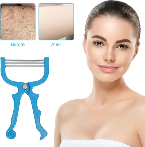 Vista 3 de Manual Facial Hair Removal Tool 3pcs Portable Coil Epilator for Women Lip and Eyebrow Hair Removal Facial Care Supplies