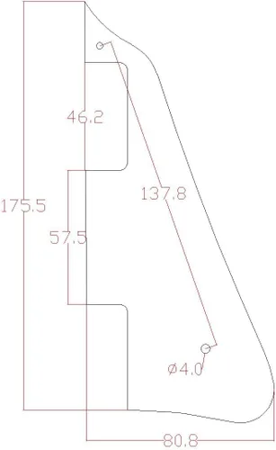 Vista 2 de KAISH Golpeador de guitarra Abalone Pearl LP con soporte negro para Epiphone Les Paul