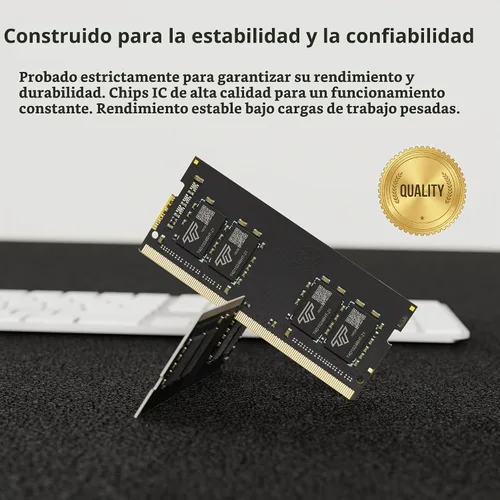 Vista 5 de Timetec Premium 8GB DDR4 2400MHz (DDR4-2400) PC4-19200 (PC4-2400T) sin ECC sin búfer 1.2V CL17 1Rx8 de rango único 260 pines SODIMM, módulo