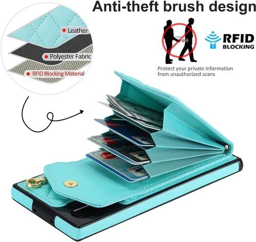 Vista 4 de Asuwish Funda de teléfono para Samsung Galaxy Note 10 5G con protector de pantalla de vidrio templado y correa para la muñeca, anillo con bloqueo