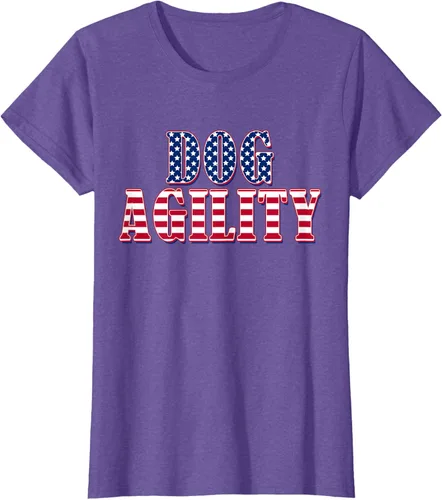 Vista 16 de Dog Agility American Flag - Camiseta de agilidad para perros, Negro