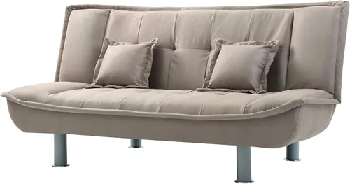 Vista 8 de Glory Furniture Sofá cama futón, color negro
