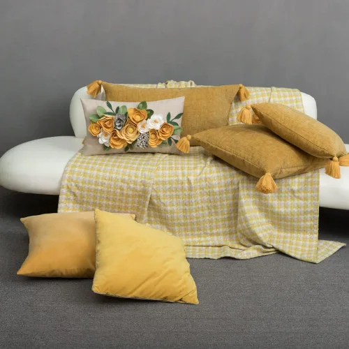 Vista 8 de OiseauVoler Fundas de Cojín Decorativas con Flores 3D Fundas de Almohada con Acento Floral para Sofá Cama Hogar Sala de Estar Decoración