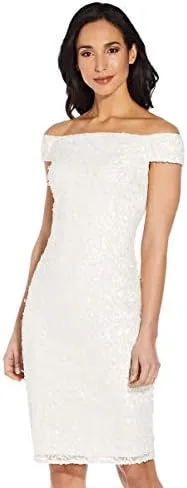 Vista 5 de Adrianna Papell Cuenta crujiente Off Shlder para mujer DRS