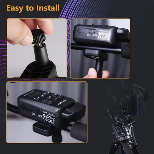 Vista 7 de Videocámara inalámbrica Lanc Control remoto con cable Jack de 0.098 in, IRIS, enfoque, grabación de video y Zoom Commander con Lanc o terminal
