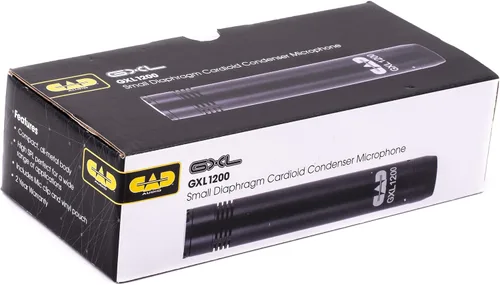 Vista 6 de CAD Audio Micrófono condensador cardioide GXL1200, acabado champán 30 Hz-20 Khz, Xlr, 24/48v Phantom, clip y bolsa protectora incluidos