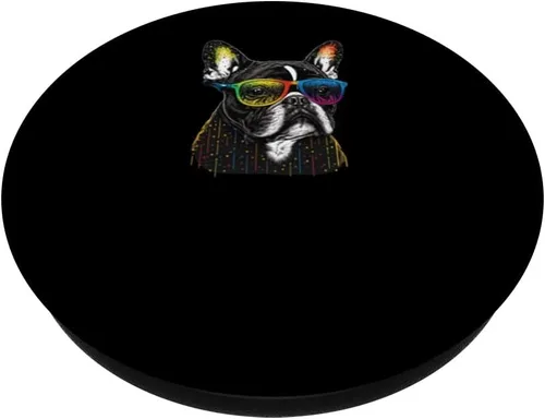 Vista 2 de Cute french bulldog PopSockets Swappable PopGrip